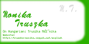 monika truszka business card